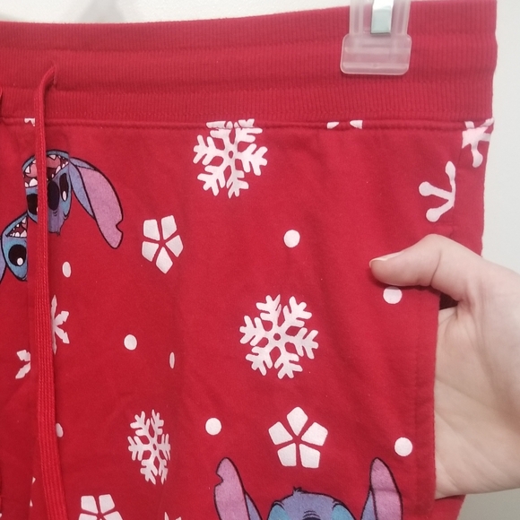 Cute EUC Stitch winter pj pants- w pockets! - Picture 4 of 7